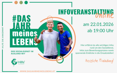 INFOVERANSTALTUNG zum Sozialdienst im Ausland am 22.01.2026